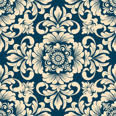 Seamless damask pattern with a classic floral design.African embroidery patterns, paisley, boho, floral ikat, ethnic floral designs, ikat sari, ikat patterns and ethnic patterns.