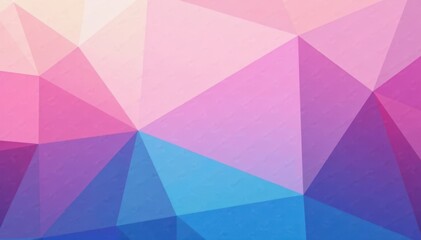 Obraz premium Subtle pink and blue triangle, soft focus background, dreamy, color, sunrise