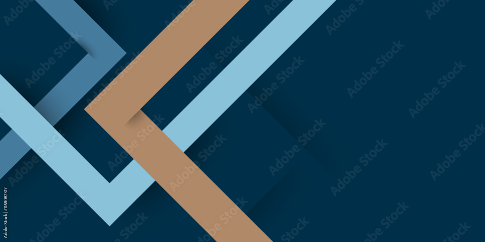 Aufkleber corporate vector blue with abstract arrow and geometric line shapes. abstract background modern hips