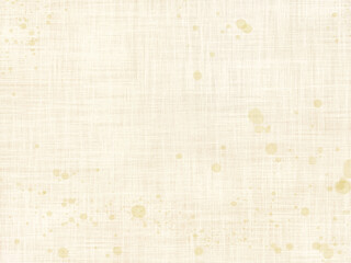 Beige subdued color burlap with stain marks, cotton fabric texture simple background illustration.