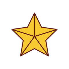Golden Stars vector icon