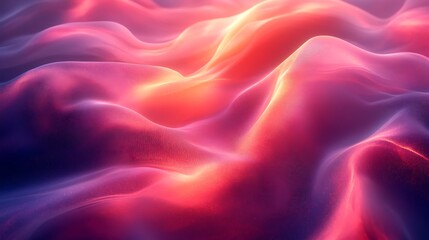 Obraz premium Abstract Pink And Orange Wavy Texture Background