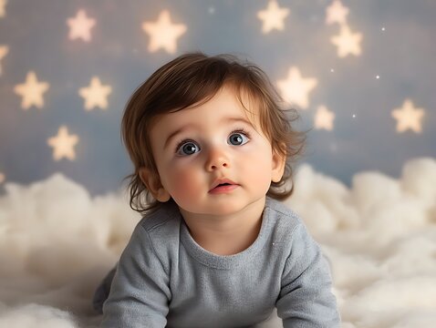 baby clouds pastel backdrop