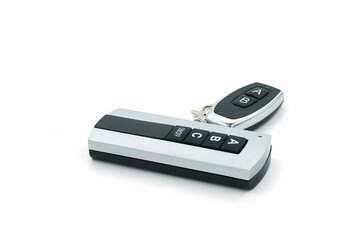 Remote control on a white background