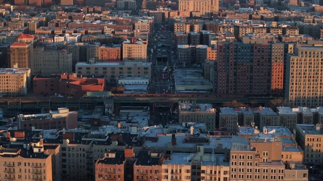 Aerial view of The Bronx