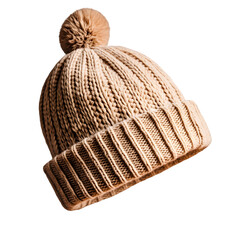 Fototapeta premium knitted hat isolated on transparent background hat png
