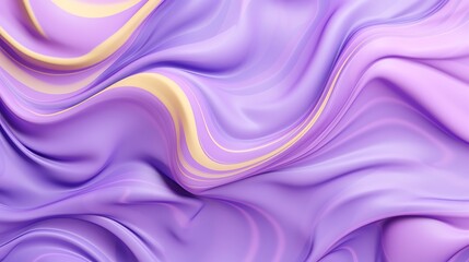 Obraz premium Abstract Purple and Yellow Swirling Fluid Design