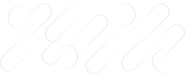 Abstract white and gray color geometric dynamic lines pattern transparent background design.
