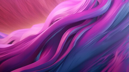 Obraz premium Abstract Swirling Pink and Purple Fluid Design