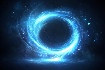 Obraz premium Abstract background. luminous swirling. Elegant glowing circle