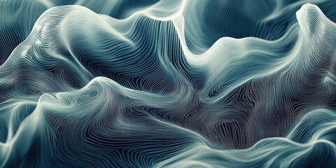 Abstract blue wavy background