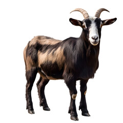 Cute goat isolated on transparent background goat png