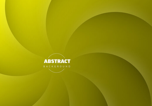 Abstract green spiral background with dynamic visual effect