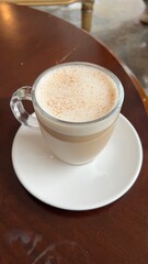 cup of cappuccino