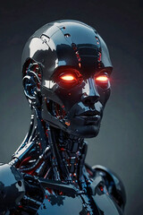 High Fashion Robot in Daylight's Contrast