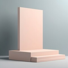 Background for product packaging on backdrop Showcase for presentation