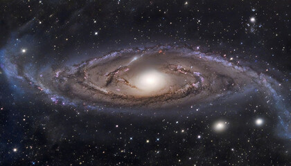 Majestic spiral galaxy in the Cosmos 