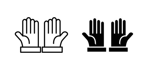 Pray icons in black and white colors