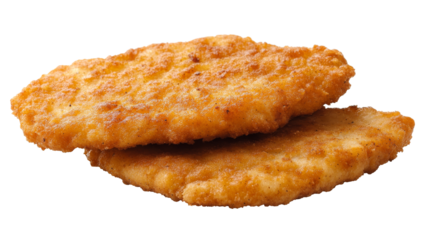 Crispy fried chicken fillets ready to enjoy