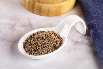 Zeera seeds in the bowl