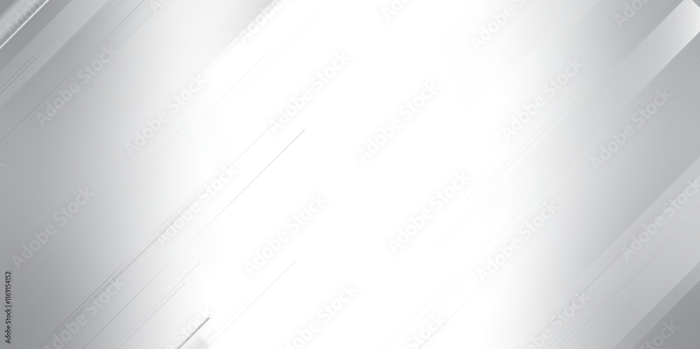 Leinwandbilder White gradient diagonal stripe line background. Motion Line Gradient stripes layers. business background metallica shining vector. Abstract monochrome elegant geometric backdrop, modern design,Vector.