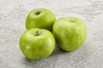 Sweet and juicy green apple