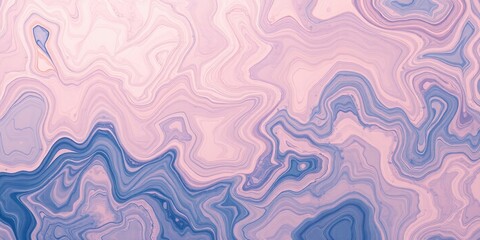 Fototapeta premium Abstract Swirling Pastel Pink and Blue Marble Texture Background