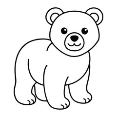 illustration of a cute bear

