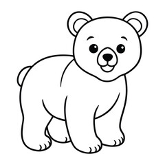 illustration of a cute bear
