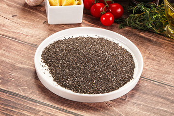 Vegan cuisine - Chia seeds for cooking