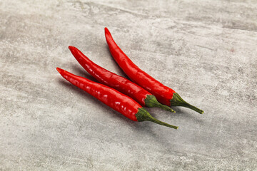 Spice ripe red chili pepper