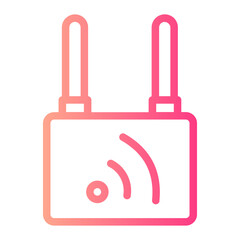 Wifi Router gradient icon