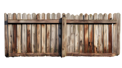 wooden fence isolated on transparent background fence png