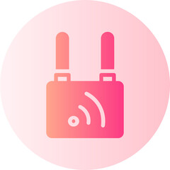 Wifi Router gradient icon