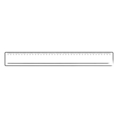 illustration of a ruler vector icon