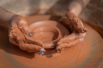 hands of a potter