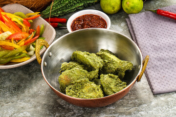 Indian cuisine - Mint chicken tikka