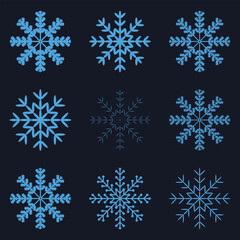 Snowflake vector Christmas icon | logo snow Santa Claus Xmas cartoon character | illustration symbol graphic