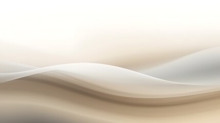 Abstract Beige and White Wave Background Design
