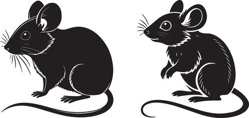 mouse-silhouette-vector