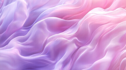 Fototapeta premium Soft pastel waves create a serene atmosphere in a blending of pink and purple hues