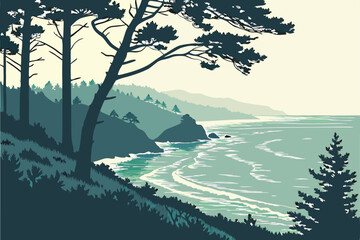 A calm ocean or still forest, portraying quiet but immense power © Manik Mia