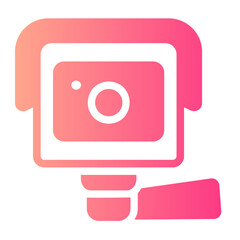 Cctv  gradient icon