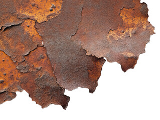 Peeling rusty metal texture