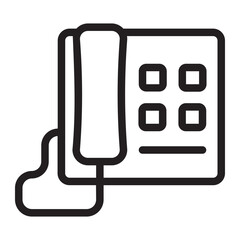Telephone line icon