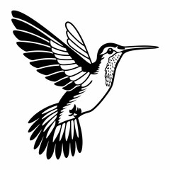 flying bird silhouette