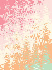 Pink yellow abstract design. Illustration for banner, poster.