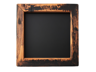 Wooden frame with blank center for creative use