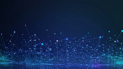 Obraz premium Abstract Digital Network Connection Design