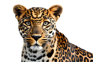 Obraz premium [Transparent Background PNG]Close Up Portrait of a Leopard